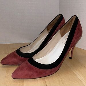 Ron White Suede Heels